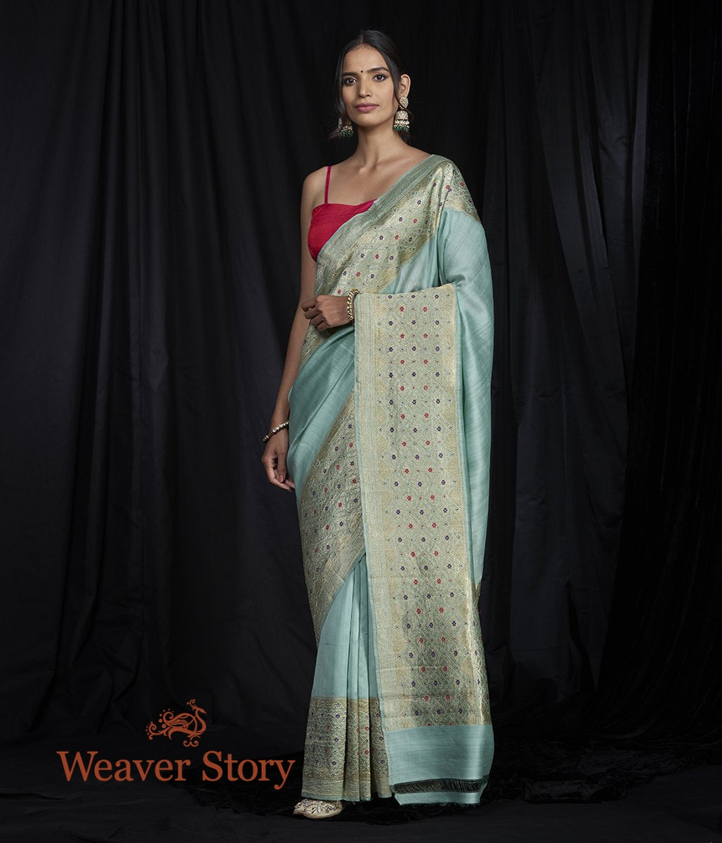 Handwoven_Munga_Broad_Border_Saree_WeaverStory_02