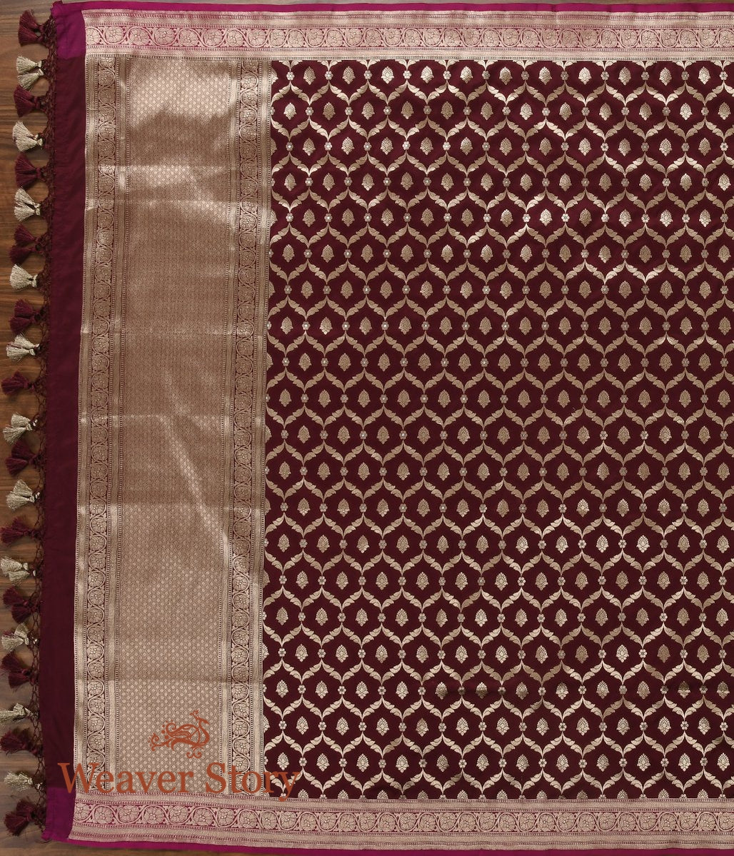 Handloom_Wine_Cutwork_Jaal_Dupatta_WeaverStory_02