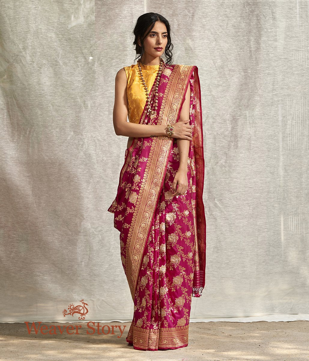 Handloom_Pink_Anaar_Jangla_Saree_WeaverStory_02