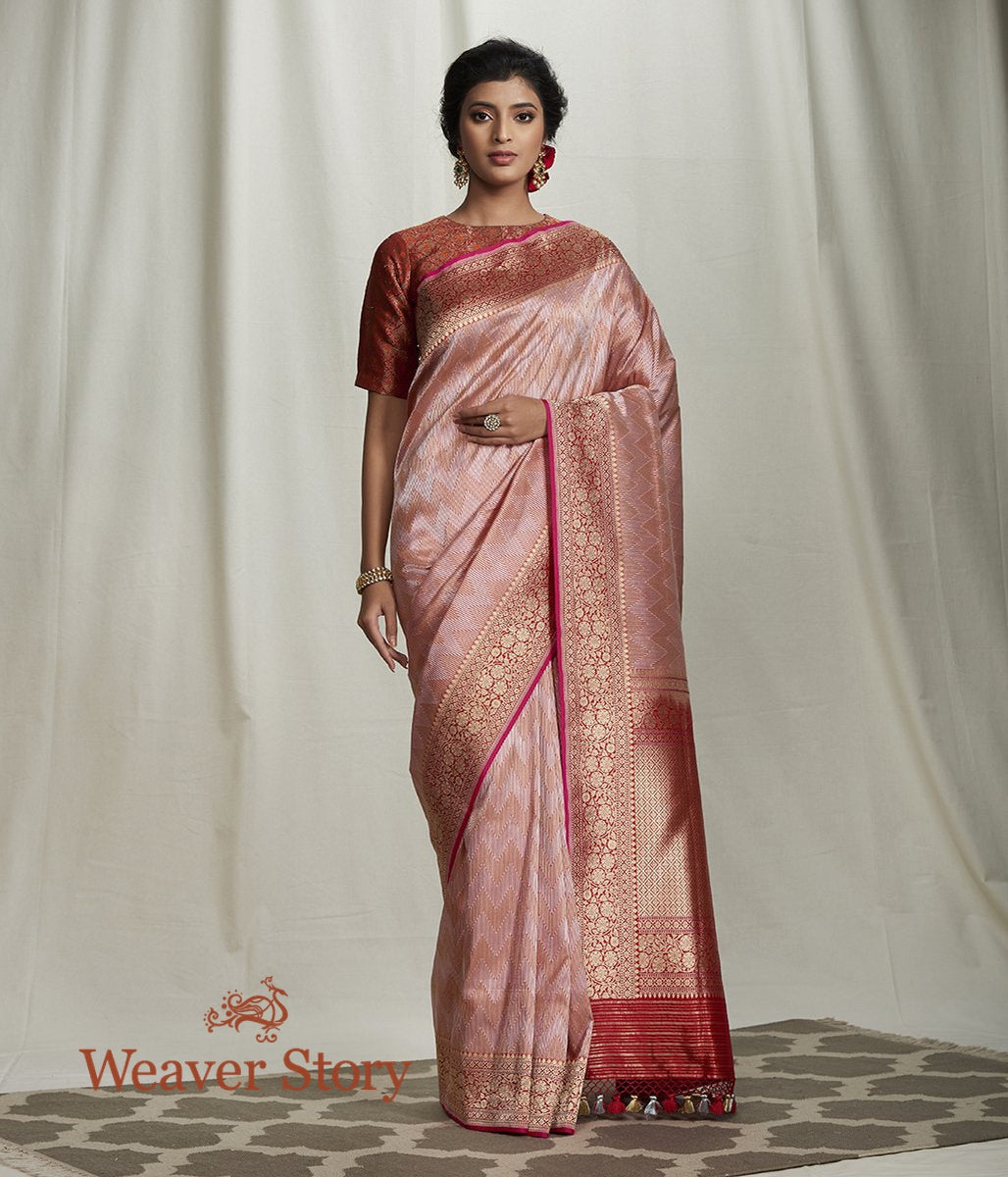 Handwoven_Red_and_Gold_Zari_Kimkhab_Saree_with_Kadhwa_Border_WeaverStory_02