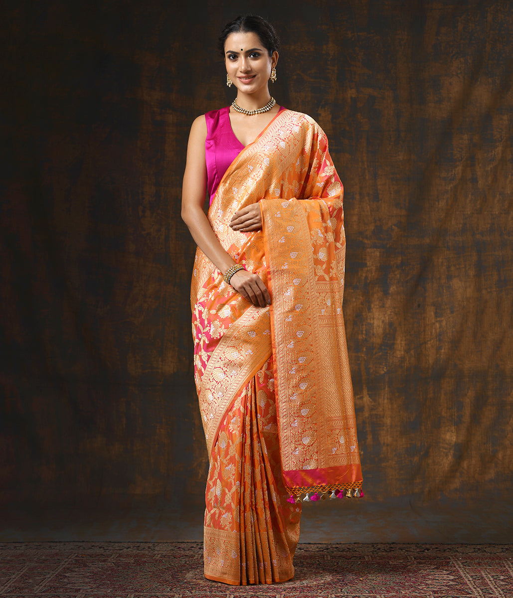 Handloom_Banarasi_Jangla_in_Orange_with_Sona_Rupa_Zari_WeaverStory_02