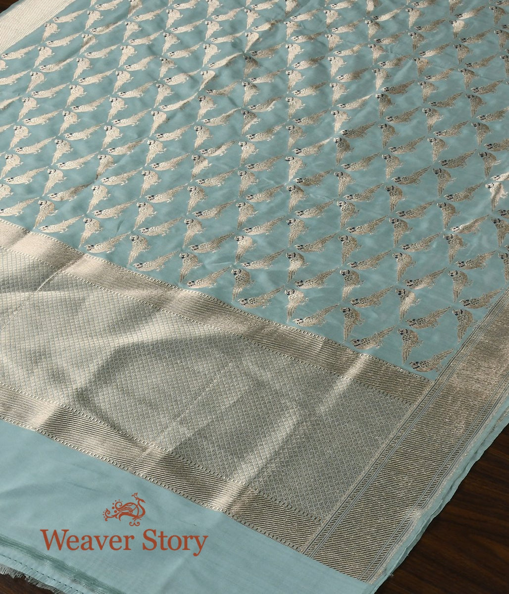Handloom_Powder_Blue_Kadhwa_Dupatta_with_Birds_WeaverStory_03
