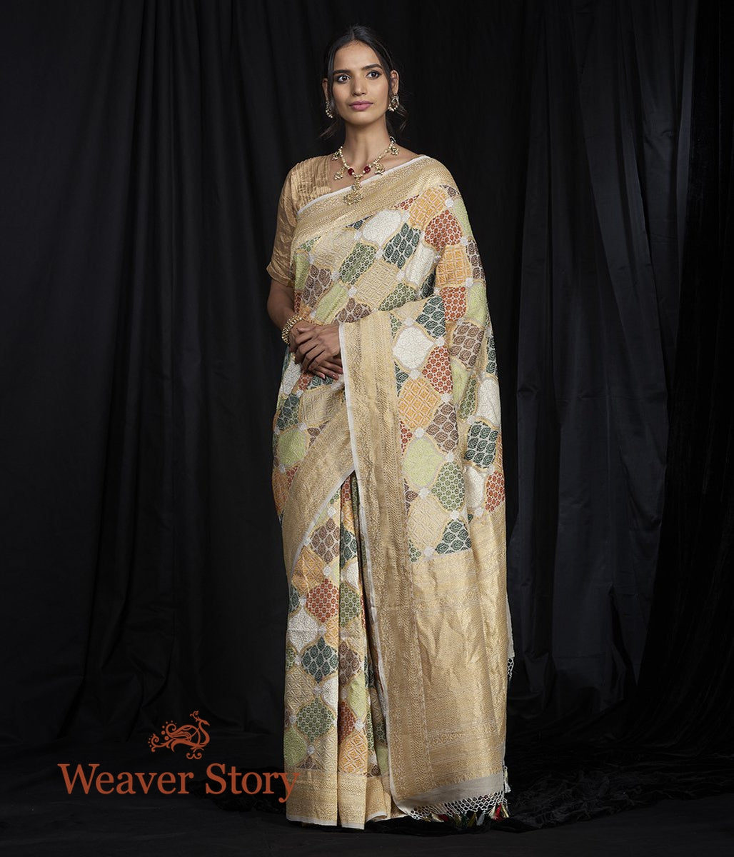 Handwoven_Tusser_Heavy_Meenakari_Jangla_Saree_WeaverStory_02