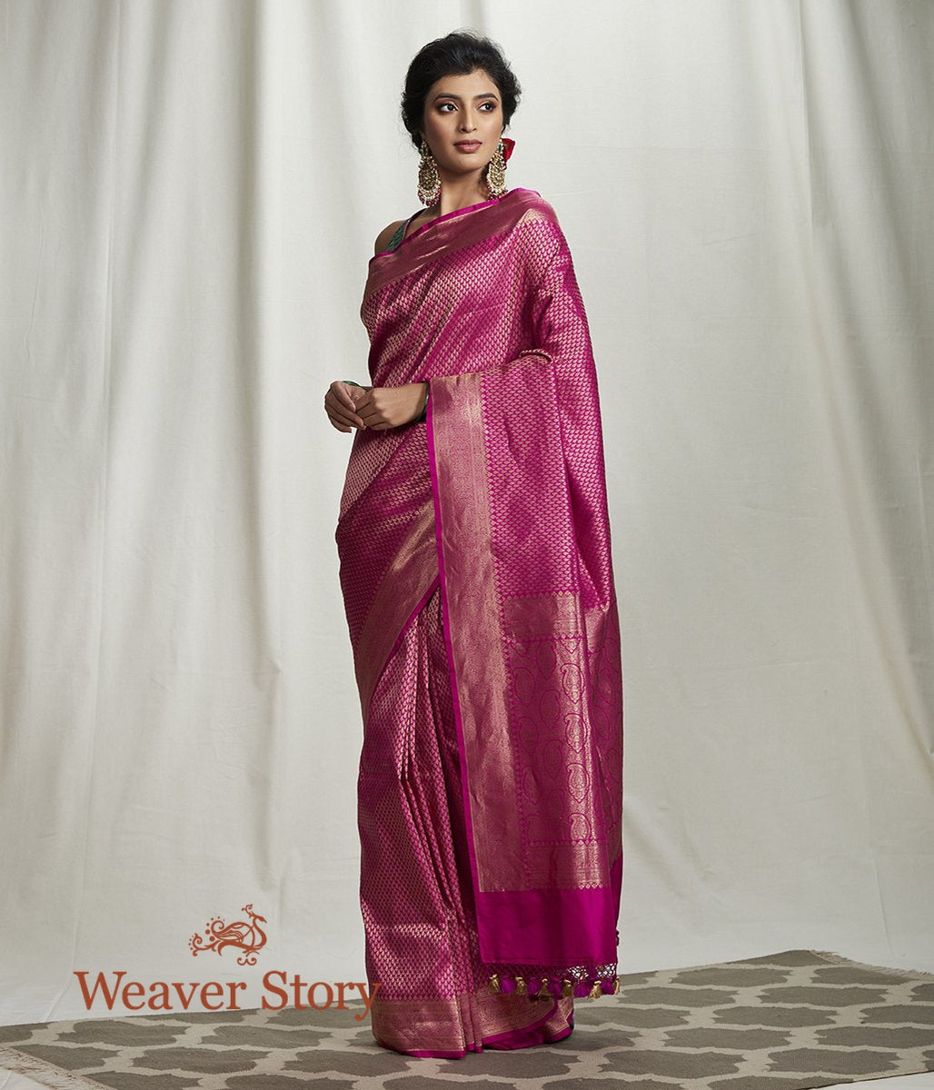 Handwoven_Purple_Zari_Tanchoi_Saree_with_Small_Paisley_WeaverStory_02