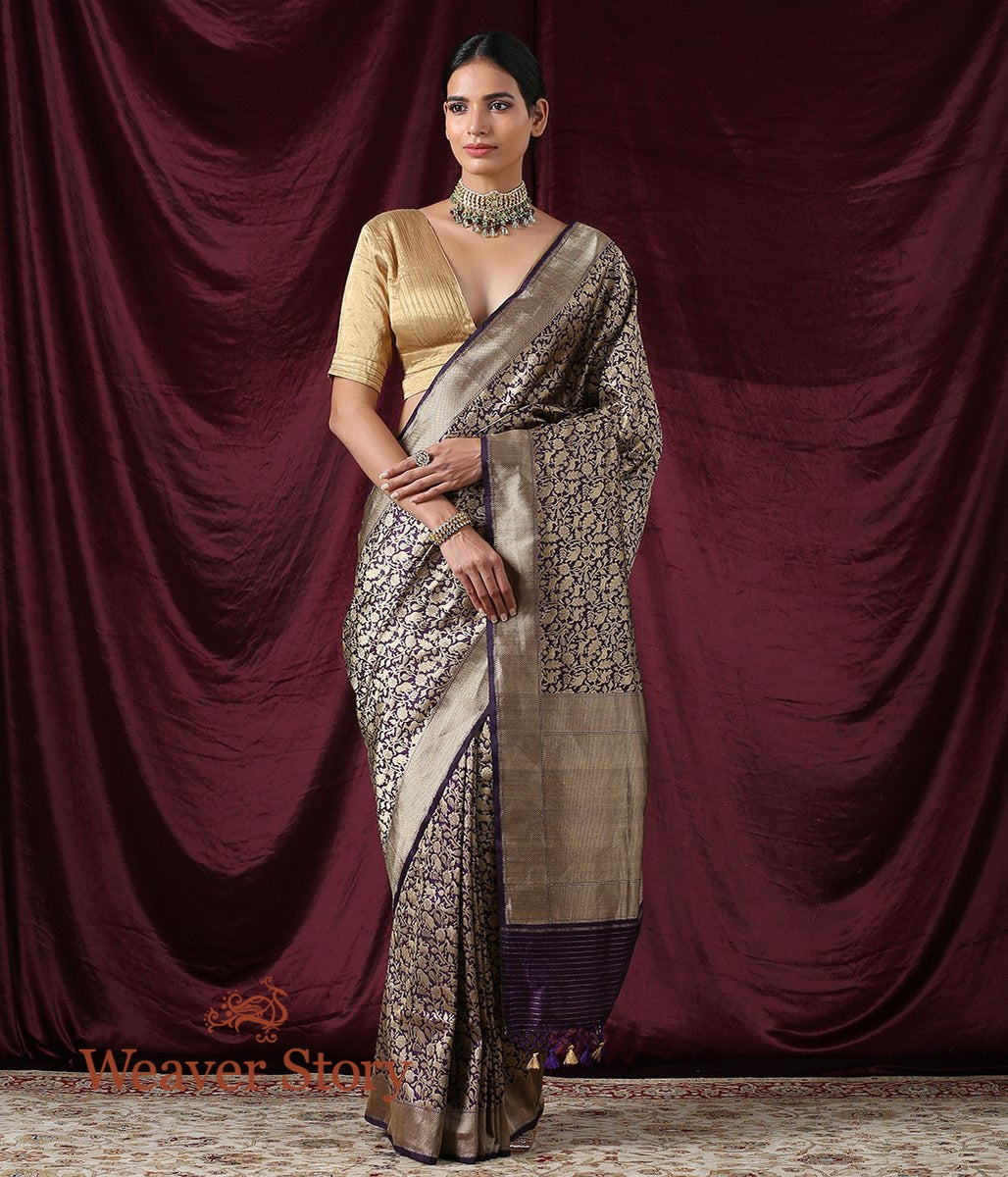 Handwoven_Purple_Shikargah_in_Brocade_Weave_WeaverStory_02
