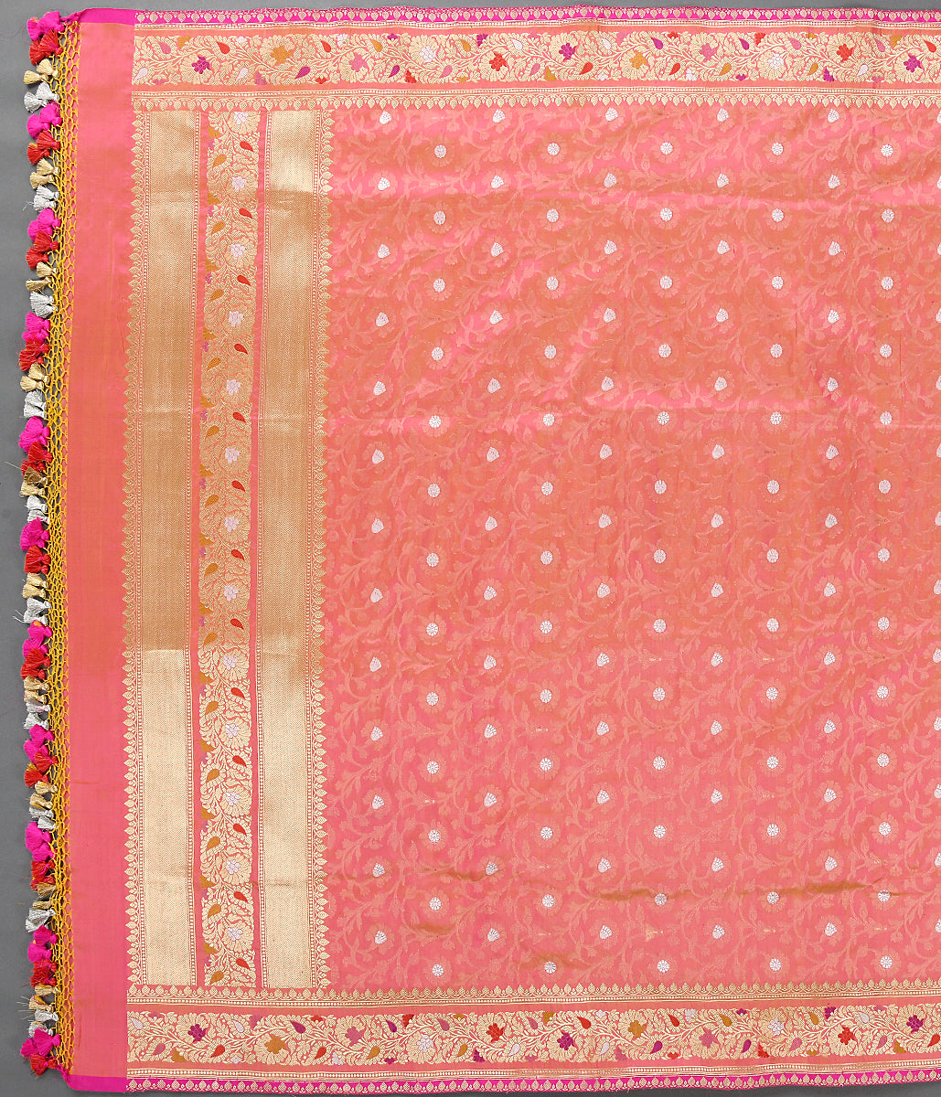 Handloom_Pink_Banarasi_Dampaj_Weave_Dupatta_with_Meenakari_Border_WeaverStory_02