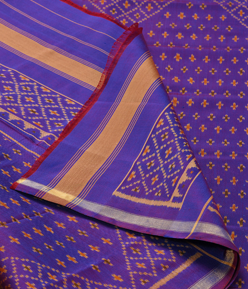 Handloom_Single_Ikat_Patola_Dupatta_in_Purple_WeaverStory_02