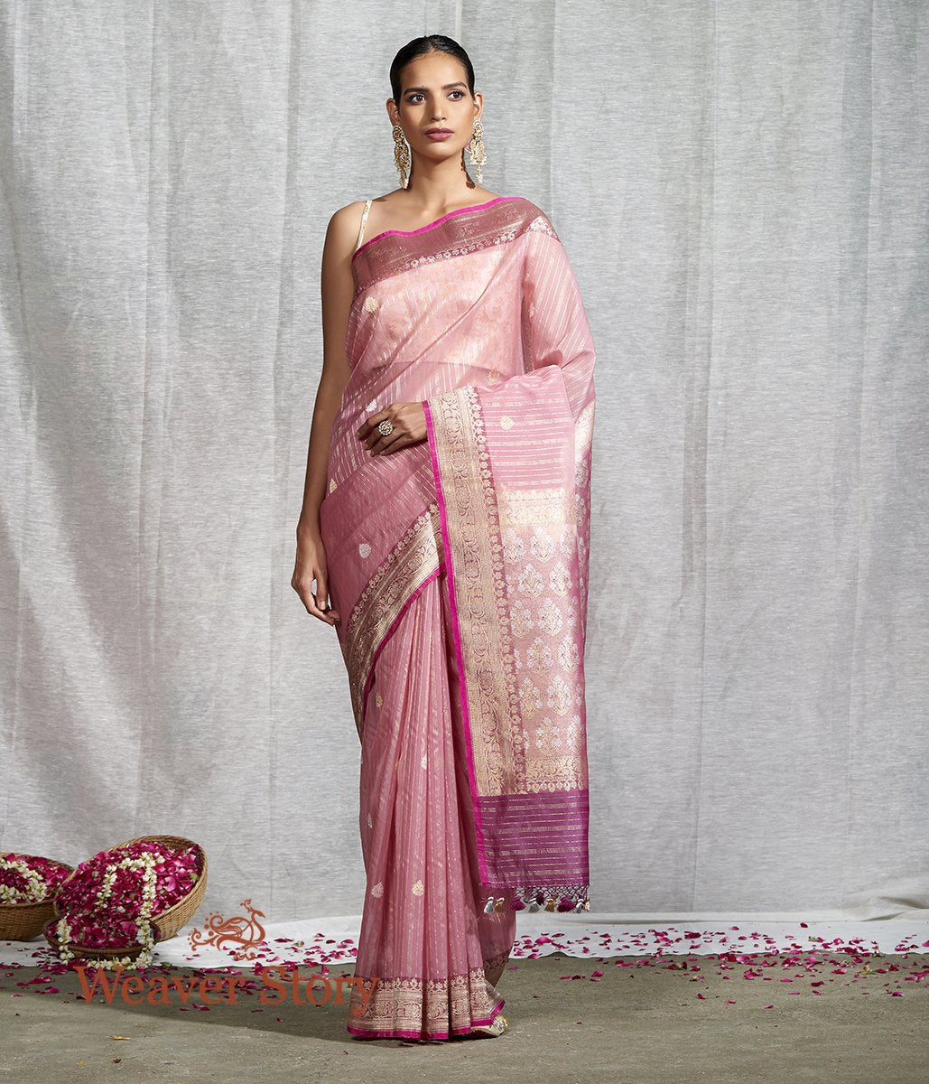 Handwoven_Light_Pink_Kora_Silk_Banarasi_Saree_WeaverStory_02