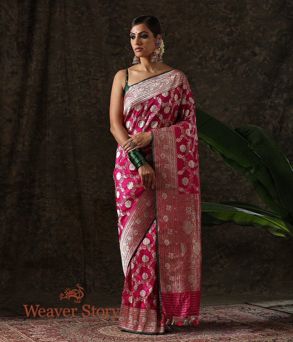 Handloom_Pink_Sona_Rupa_Kadhwa_Jangla_Saree_with_Sona_Rupa_Zari_WeaverStory_02