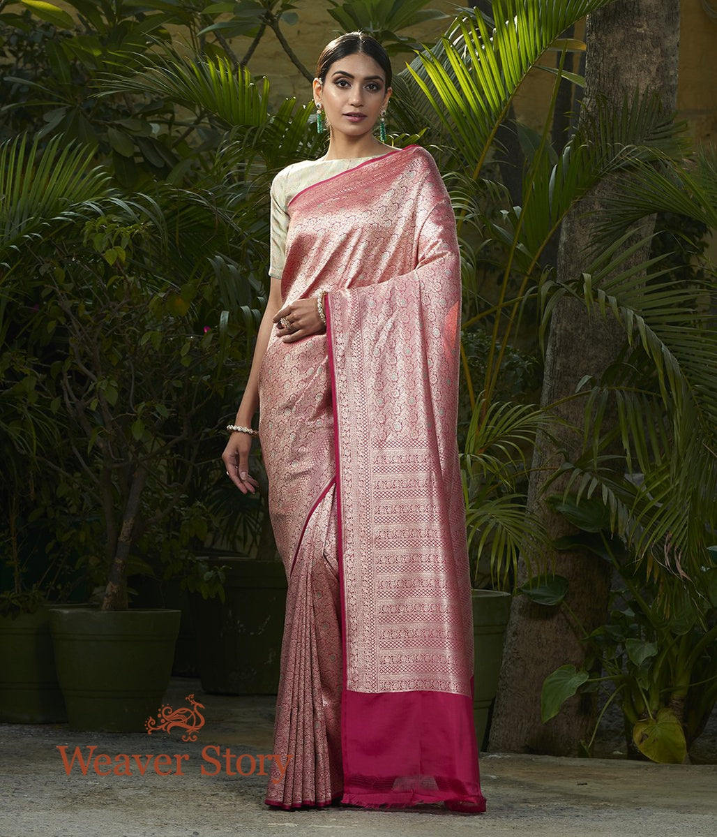 Handwoven_Pink_Kimkhab_Saree_with_Meenakari_WeaverStory_02