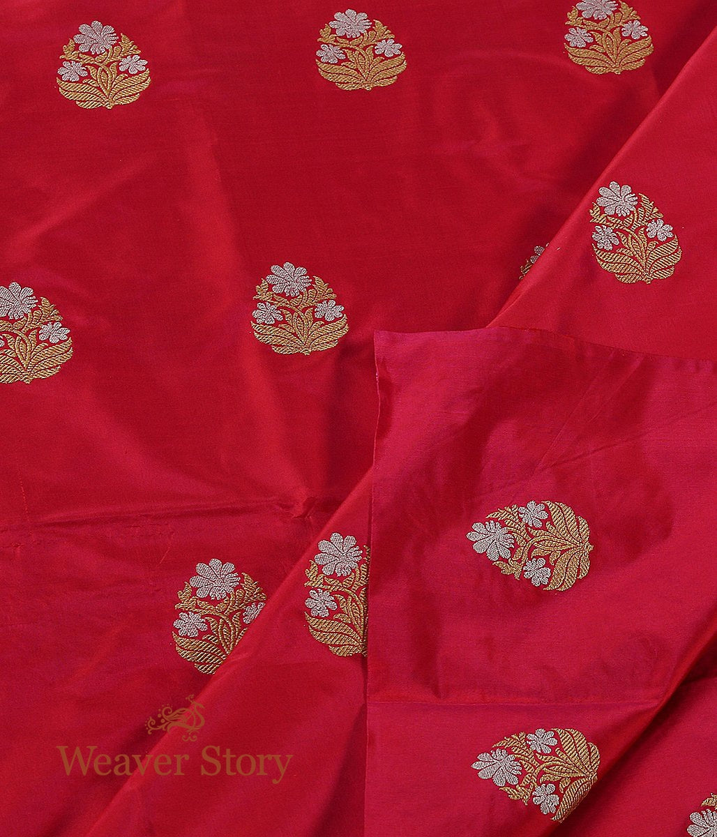 Handloom_Pink_Kadhwa_Booti_Fabric_WeaverStory_02