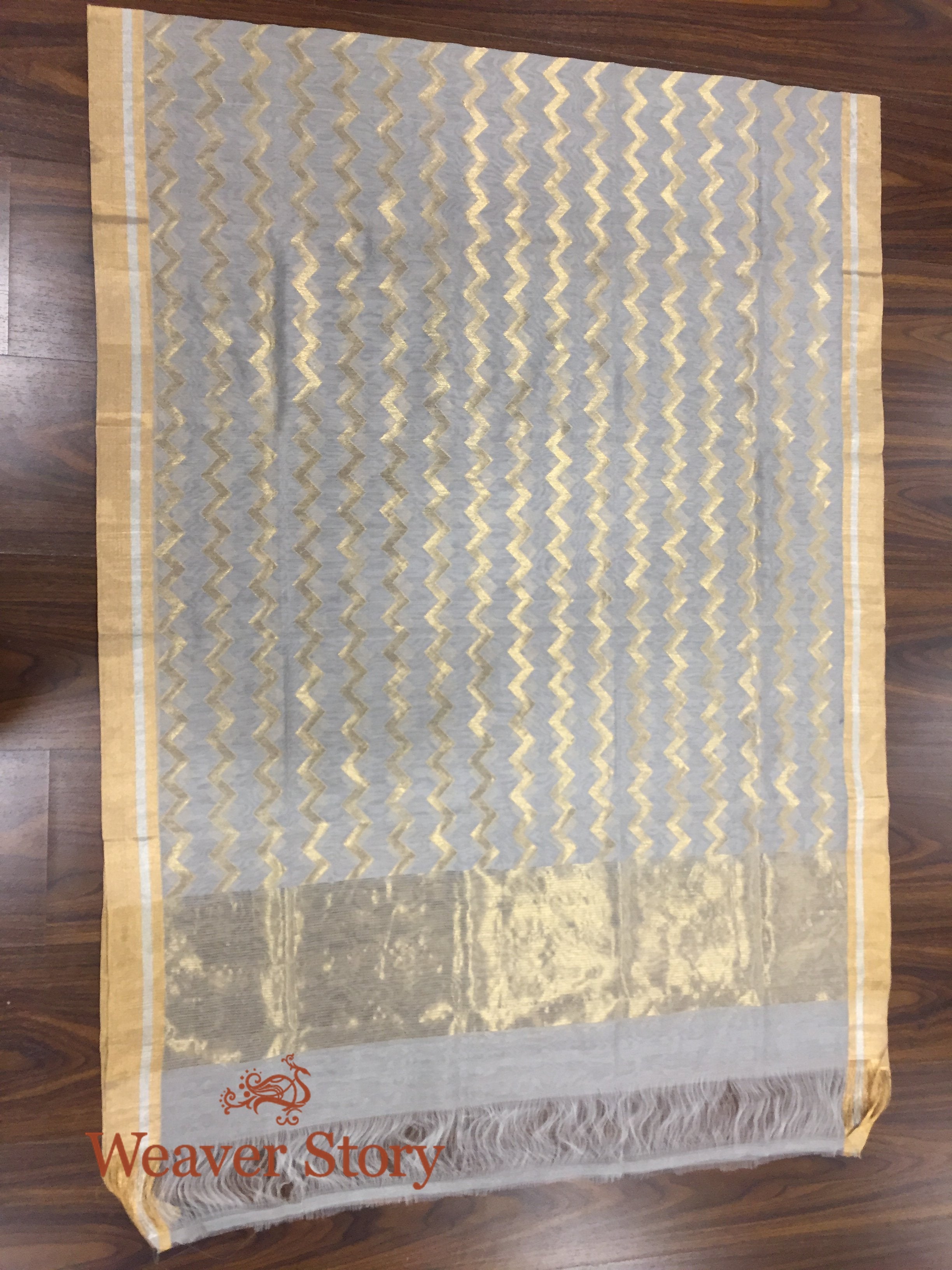 Handloom_Cotton_Silk_Geometric_Pattern_Dupatta_WeaverStory_02