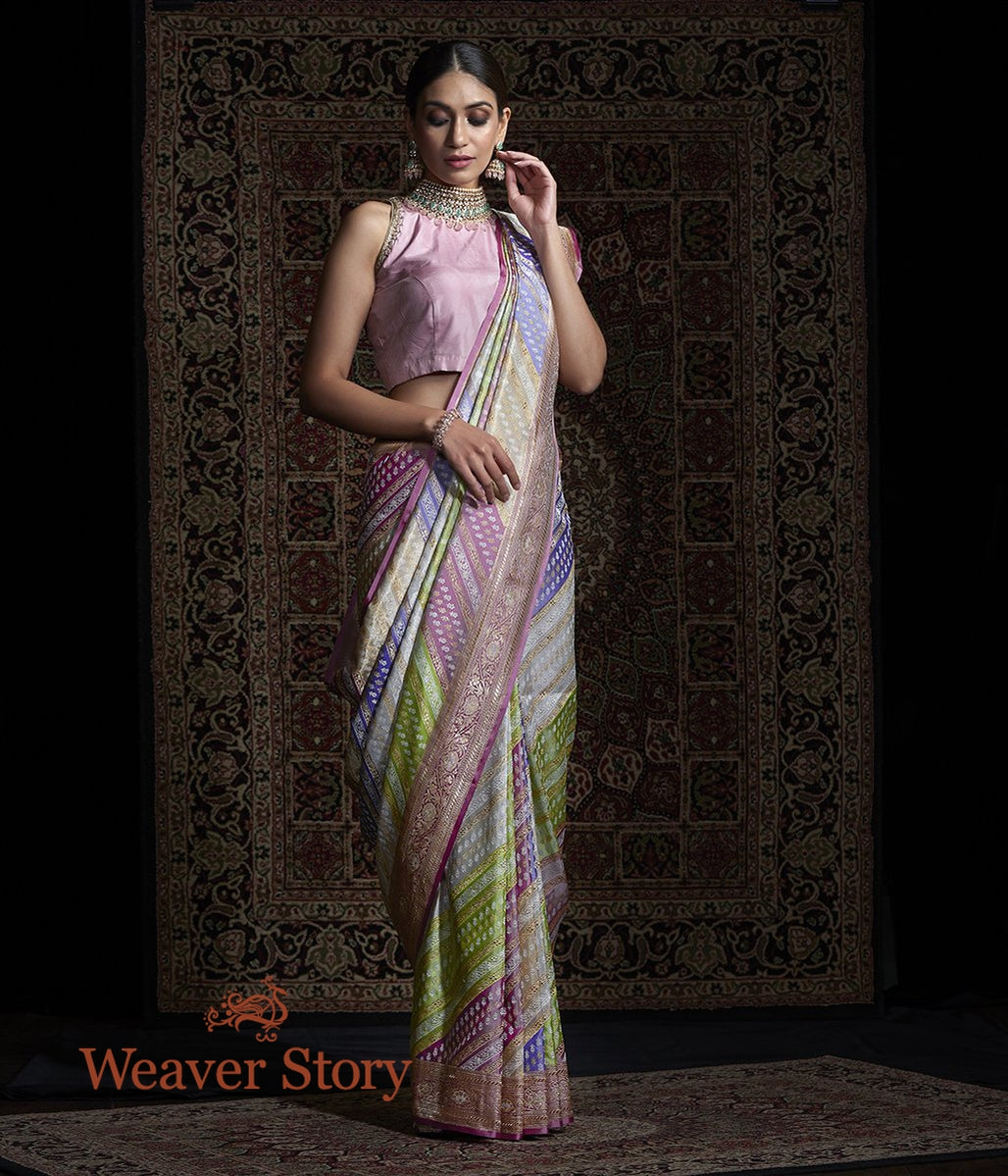 Handwoven_Real_Zari_Rangkaat_Saree_with_Diagonal_Weave_WeaverStory_02