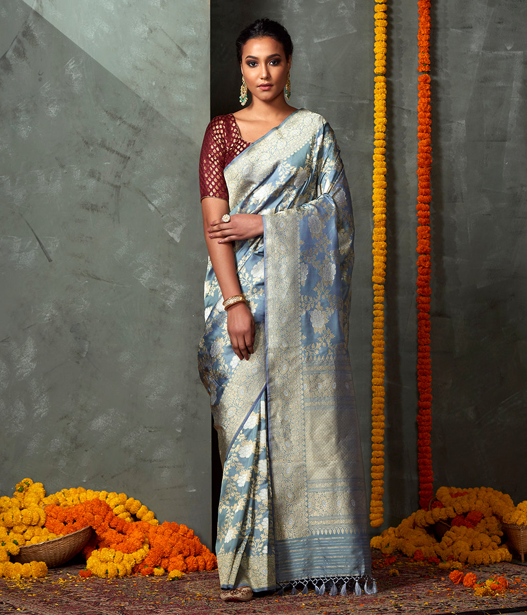 Handwoven_Grey_Angoor_Jangla_Ektara_Weave_Saree_WeaverStory_02
