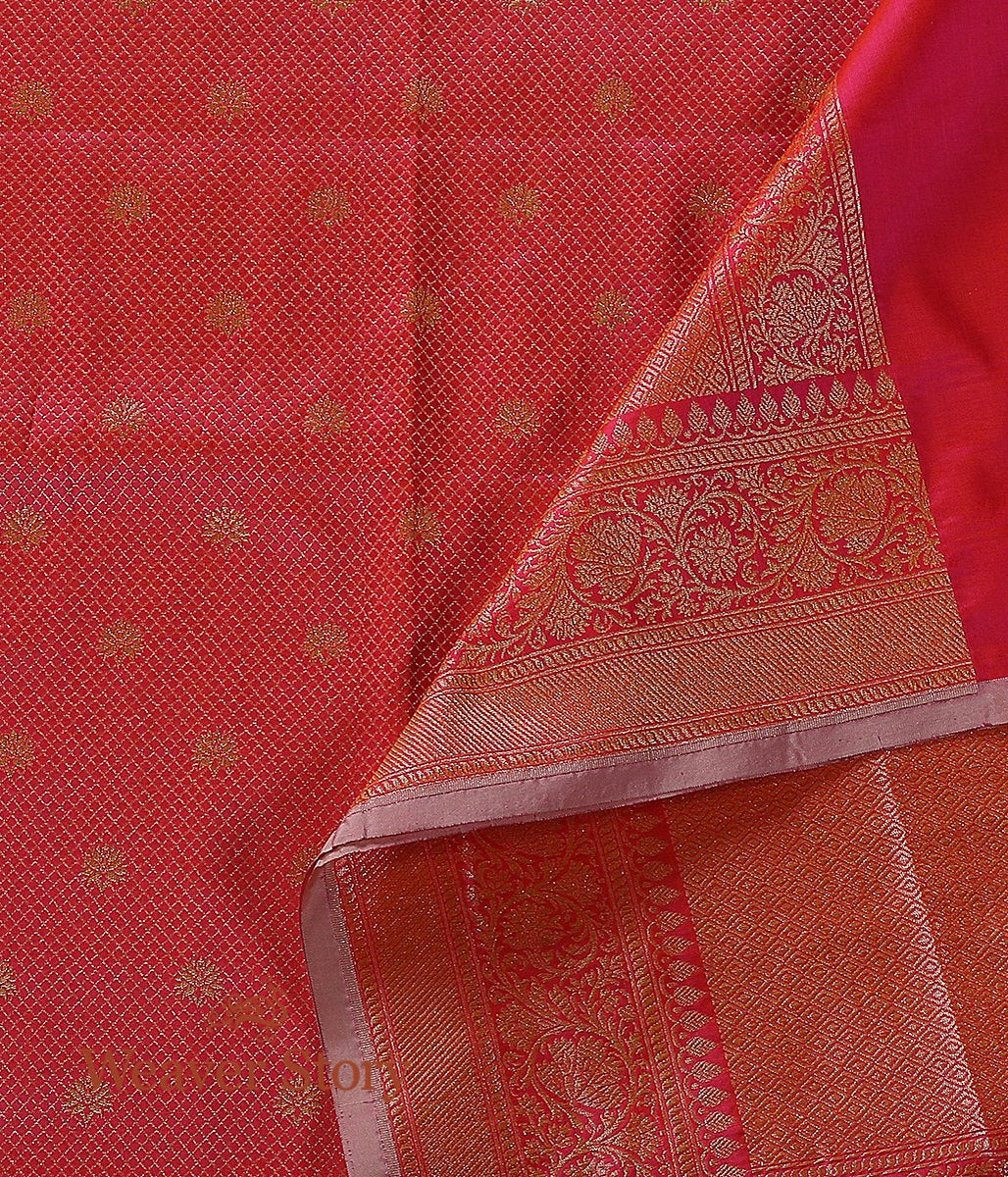 Handloom_Pink_Banarasi_Dupatta_with_Zari_Tanchoi_WeaverStory_02