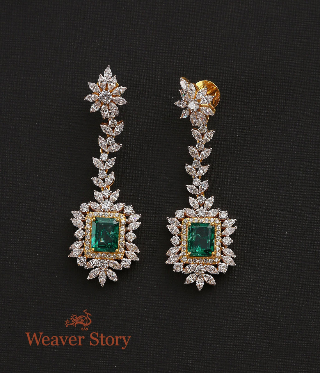 Malika_Earrings_with_Zircons_Crafted_in_Pure_Silver_WeaverStory_02