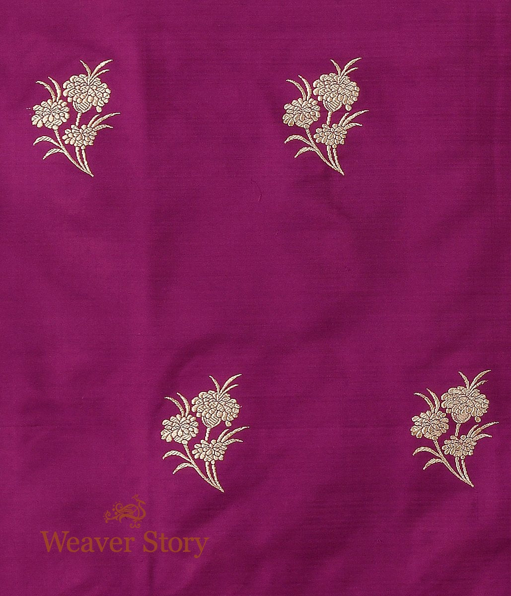 Handloom_Wine_Kadhwa_Boota_Silk_Fabric_WeaverStory_02