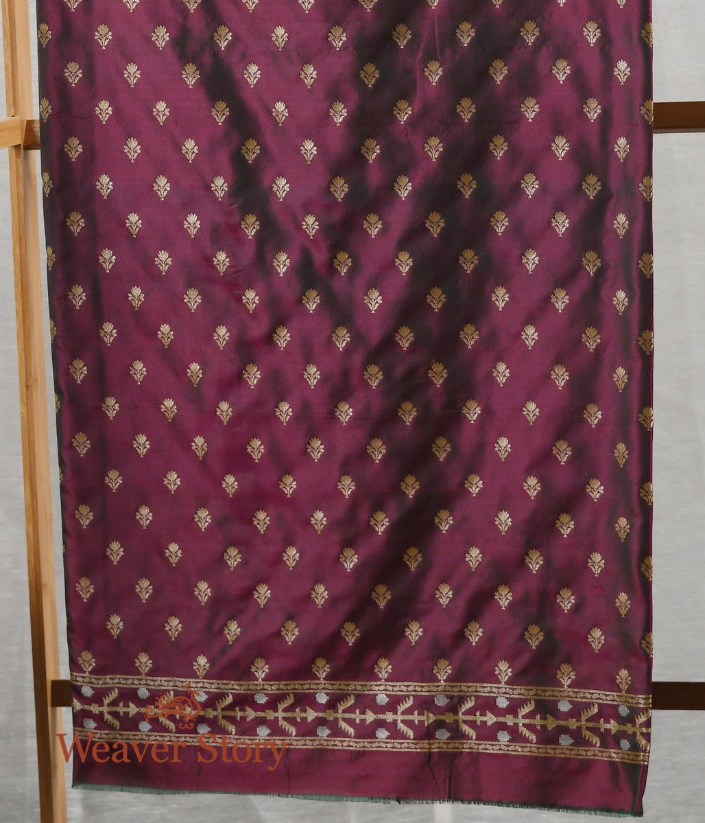Handwoven_Pink_and_Green_Dual_Tone_Banarasi_Suit_Set_WeaverStory_02