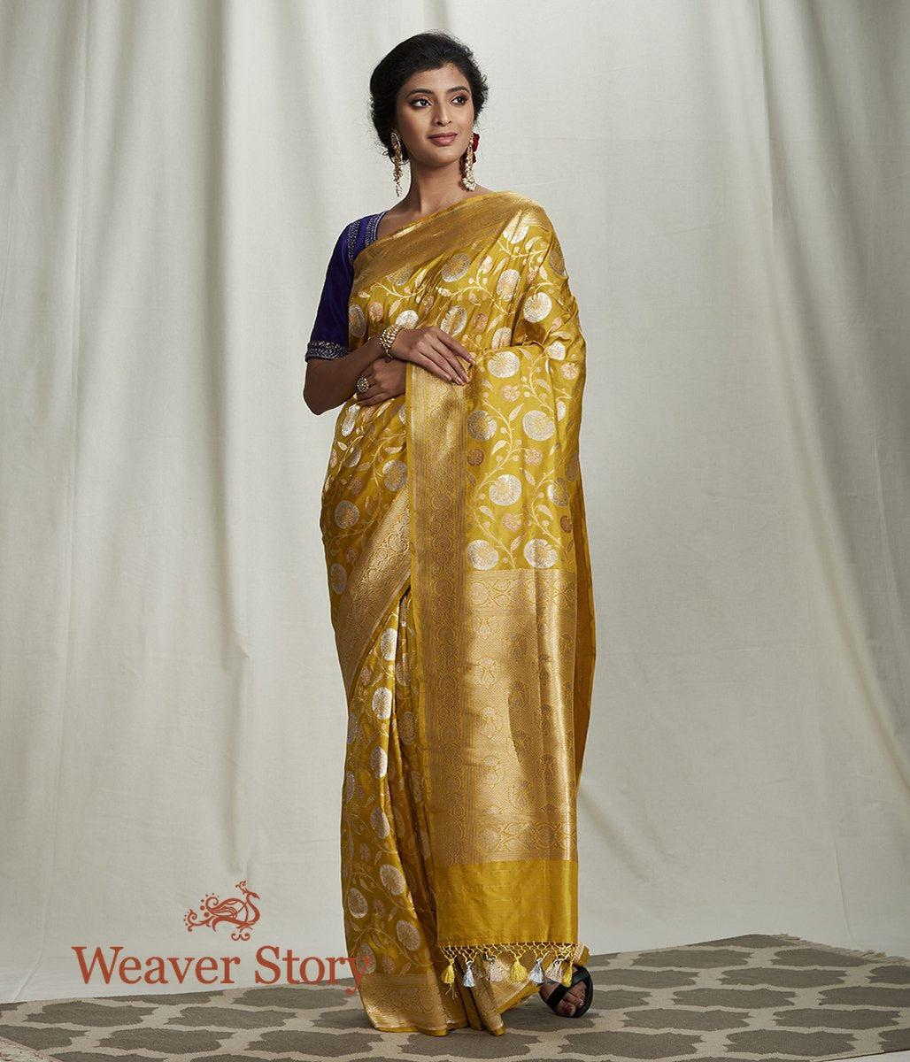 Handwoven_Mustard_Sona_Rupa_Cutwork_Jangla_Saree_WeaverStory_02