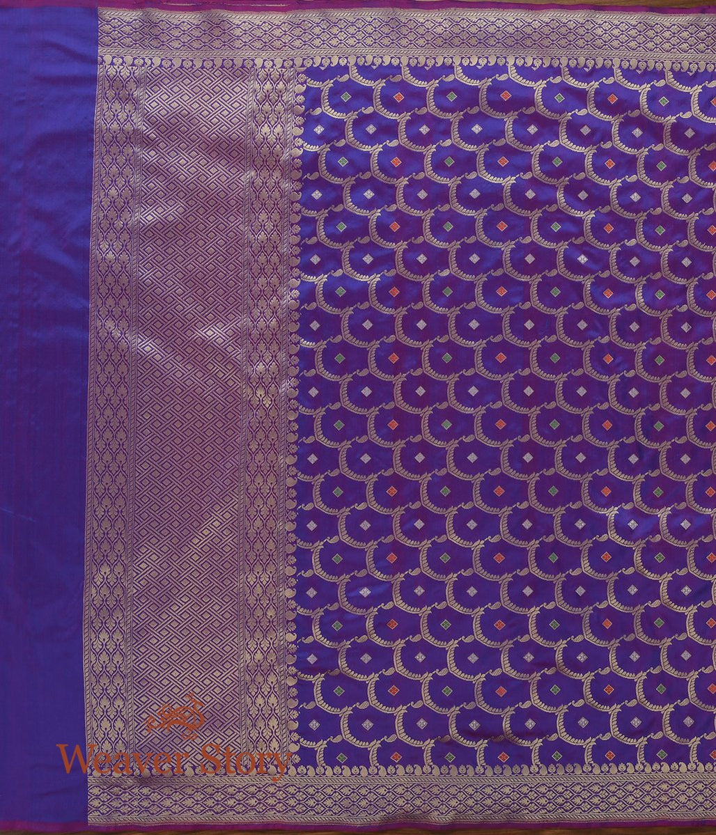 Handloom_Purple_Cutwork_Jangla_Dupatta_WeaverStory_02