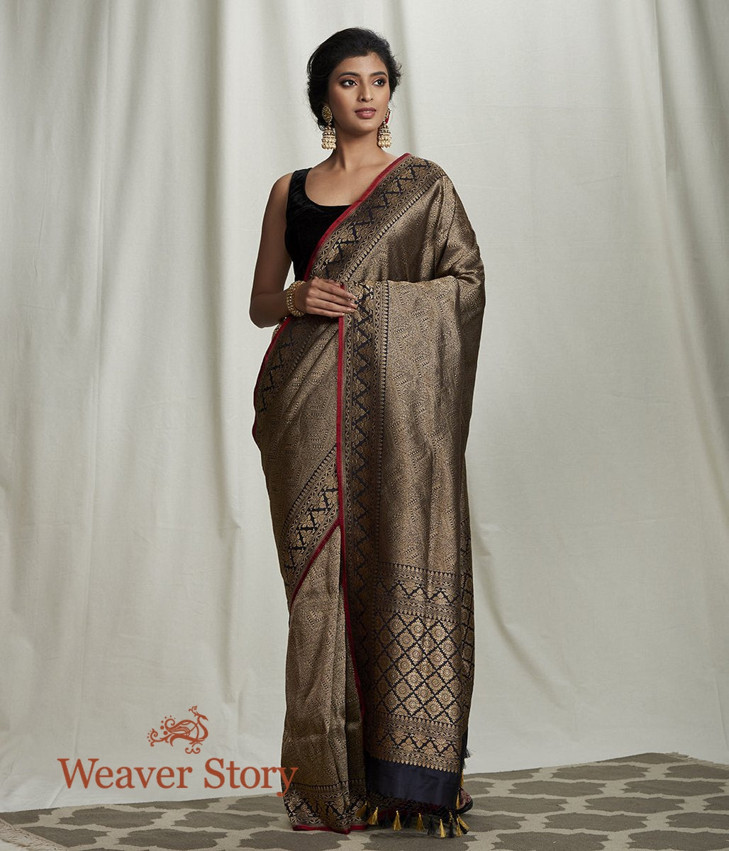 Handloom_Black_Antique_Zari_Tanchoi_Saree_WeaverStory_02
