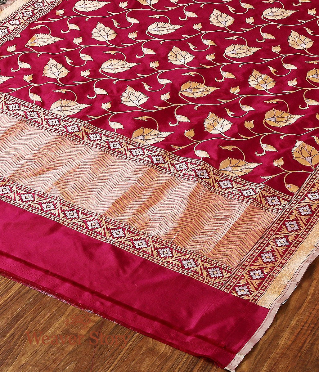 Handloom_Wine_Sona_Rupa_Jaal_Dupatta_WeaverStory_03