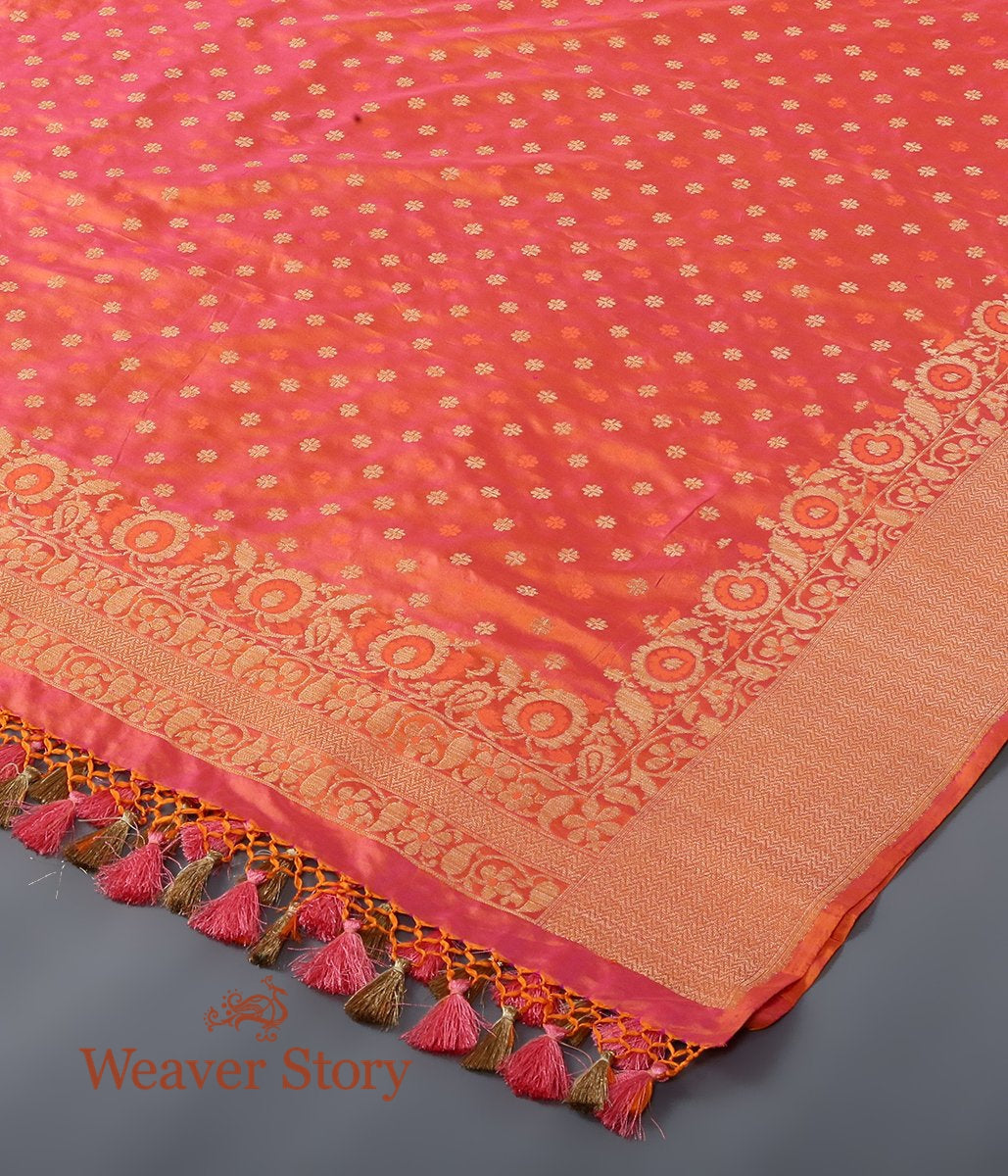 Handloom_Pink_and_Orange_Cutwork_Jaal_Dupatta_WeaverStory_03