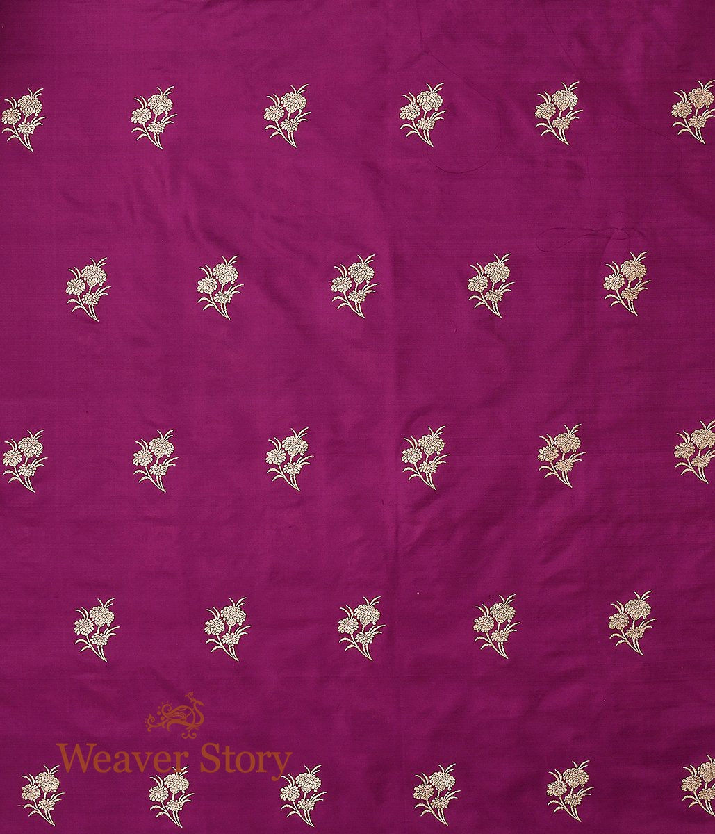 Handloom_Wine_Kadhwa_Boota_Silk_Fabric_WeaverStory_03