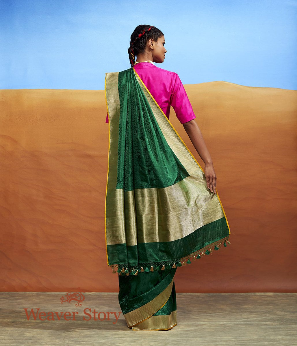 Handloom_Green_Tanchoi_Saree_with_Birds_WeaverStory_03