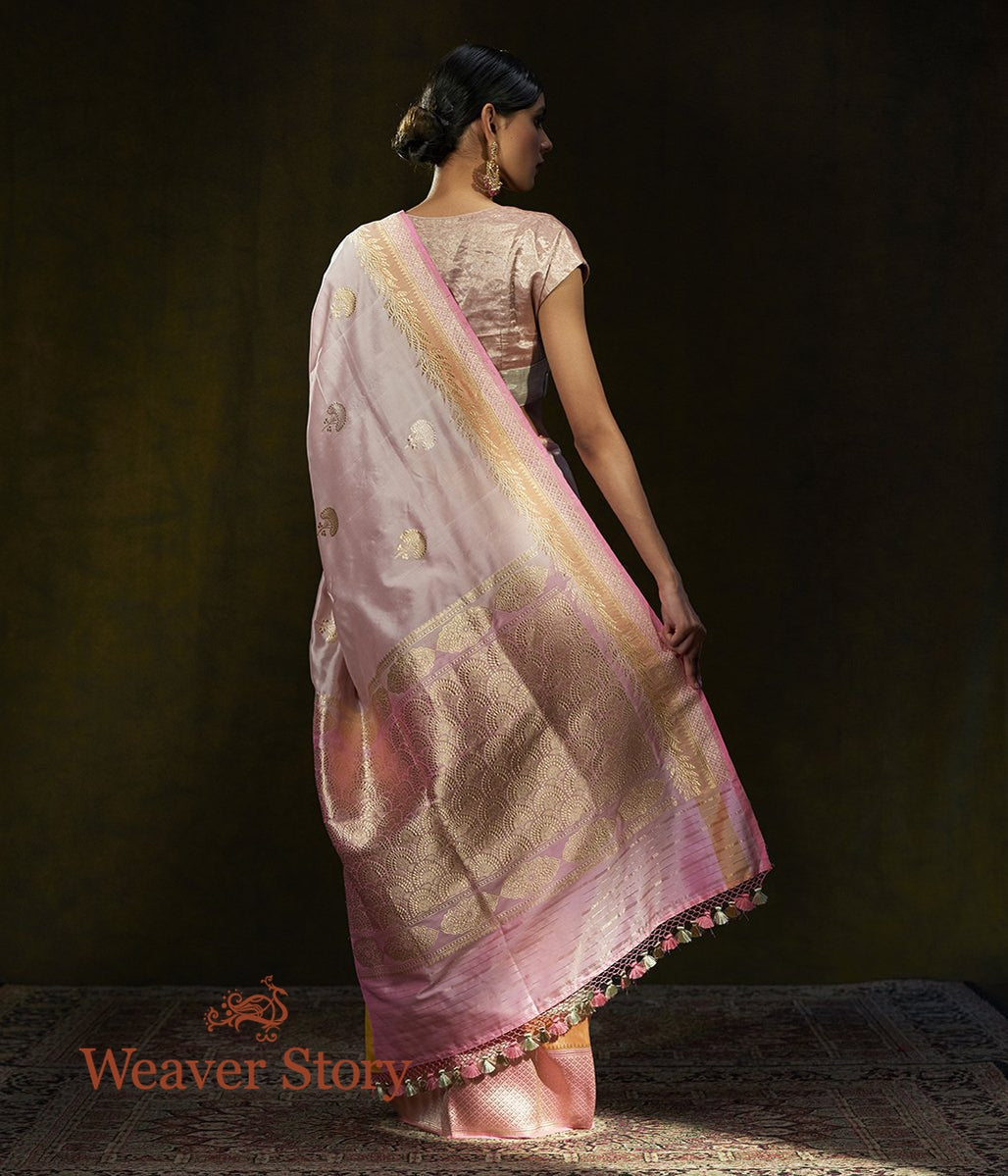 Handwoven_Pink_Peach_Rangkaat_Banarasi_with_Kadhwa_Boota_WeaverStory_03