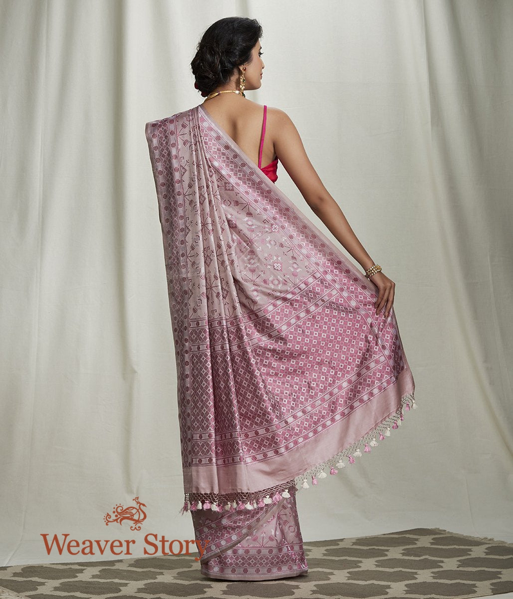 Handwoven_Soft_Brown_Reshmi_Jamawar_Saree_WeaverStory_03