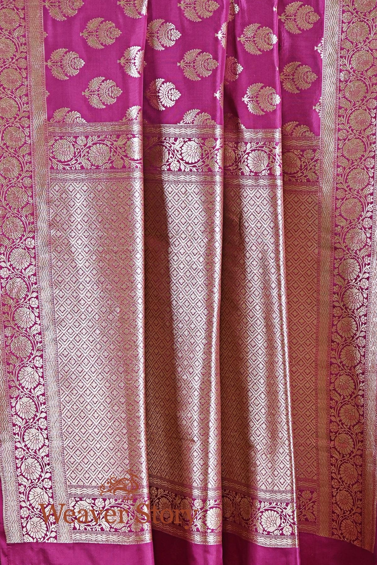 Purple_Banarasi_Handloom_Silk_Saree_with_Zari_Weave_WeaverStory_03