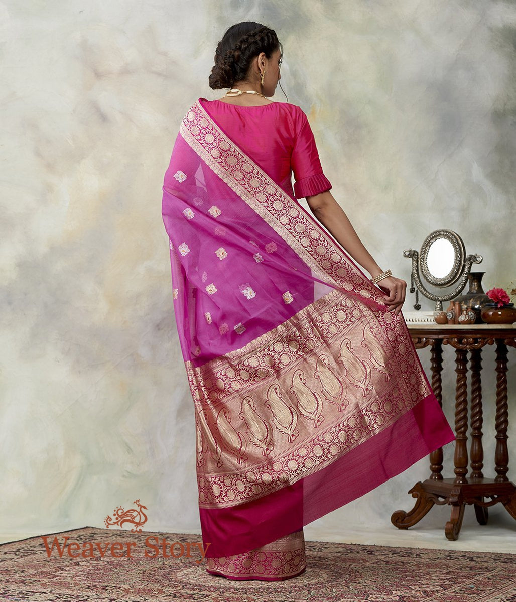 Handwoven_Kora_Banarasi_Saree_with_kadhwa_Booti_WeaverStory_03
