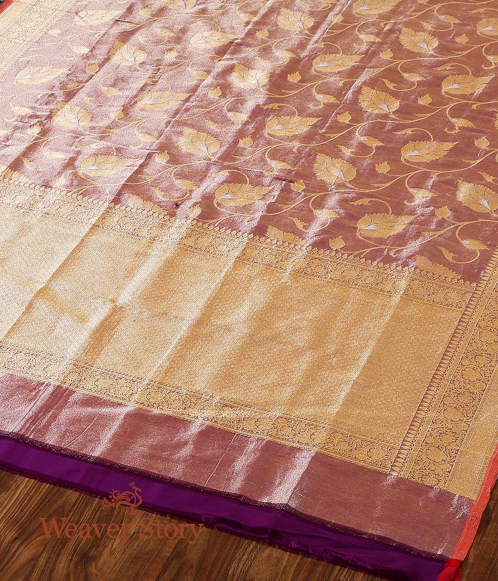 Handloom_Lavender_Silk_Tissue_Jangla_Dupatta_WeaverStory_03