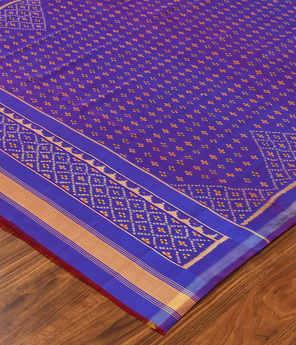 Handloom_Single_Ikat_Patola_Dupatta_in_Purple_WeaverStory_03
