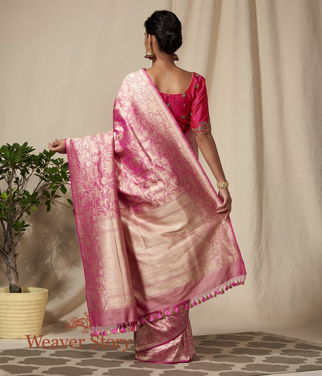 Handwoven_Soft_Pink_Banarasi_Shikargah_Saree_WeaverStory_03