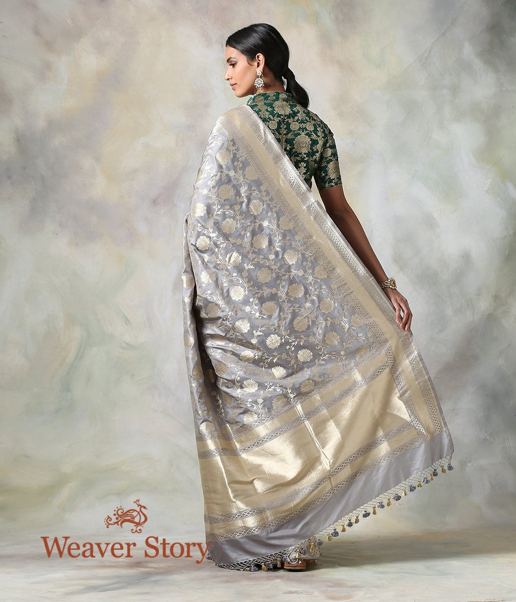 Handwoven_Grey_Katan_Silk_Saree_with_Cutwork_Jaal_WeaverStory_03
