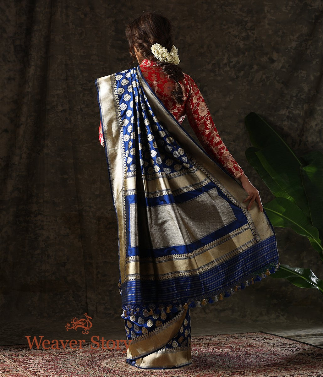 Handloom_Blue_Sona_Rupa_Bootidar_Jangla_Saree_WeaverStory_03