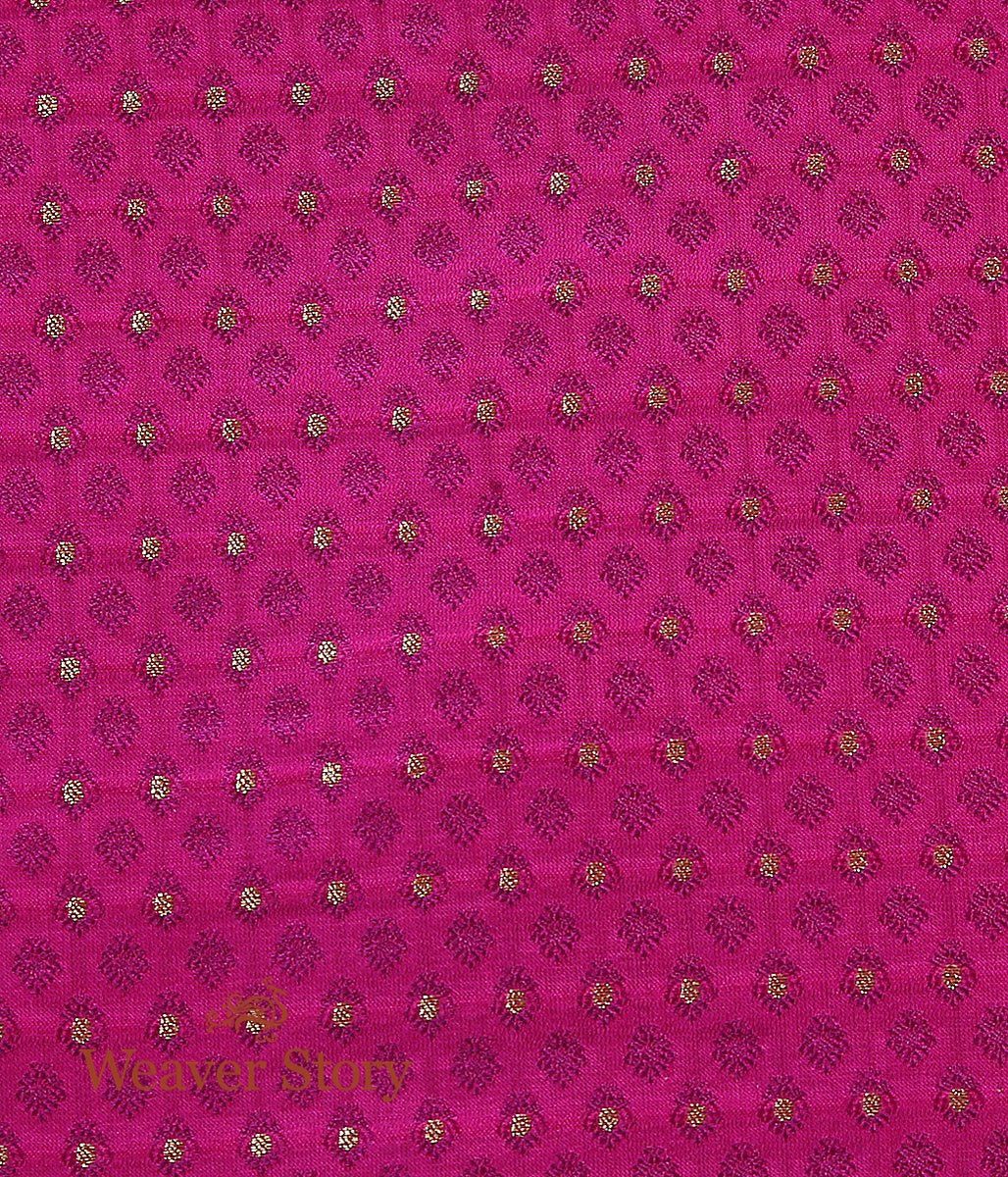 Handloom_Hot_Pink_Tanchoi_Fabric_WeaverStory_03