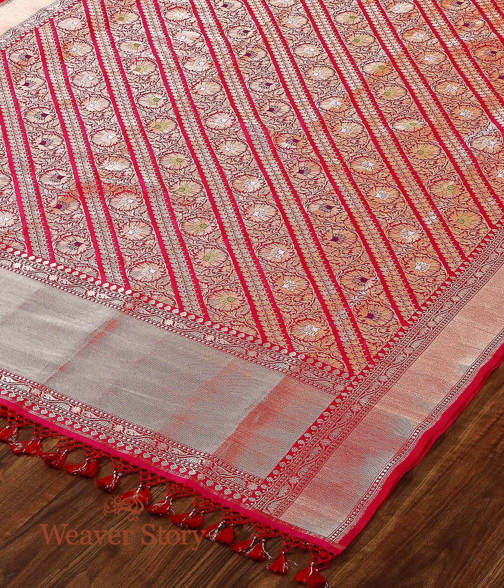 Handloom_Pink_Aada_Kimkhab_Dupatta_WeaverStory_03