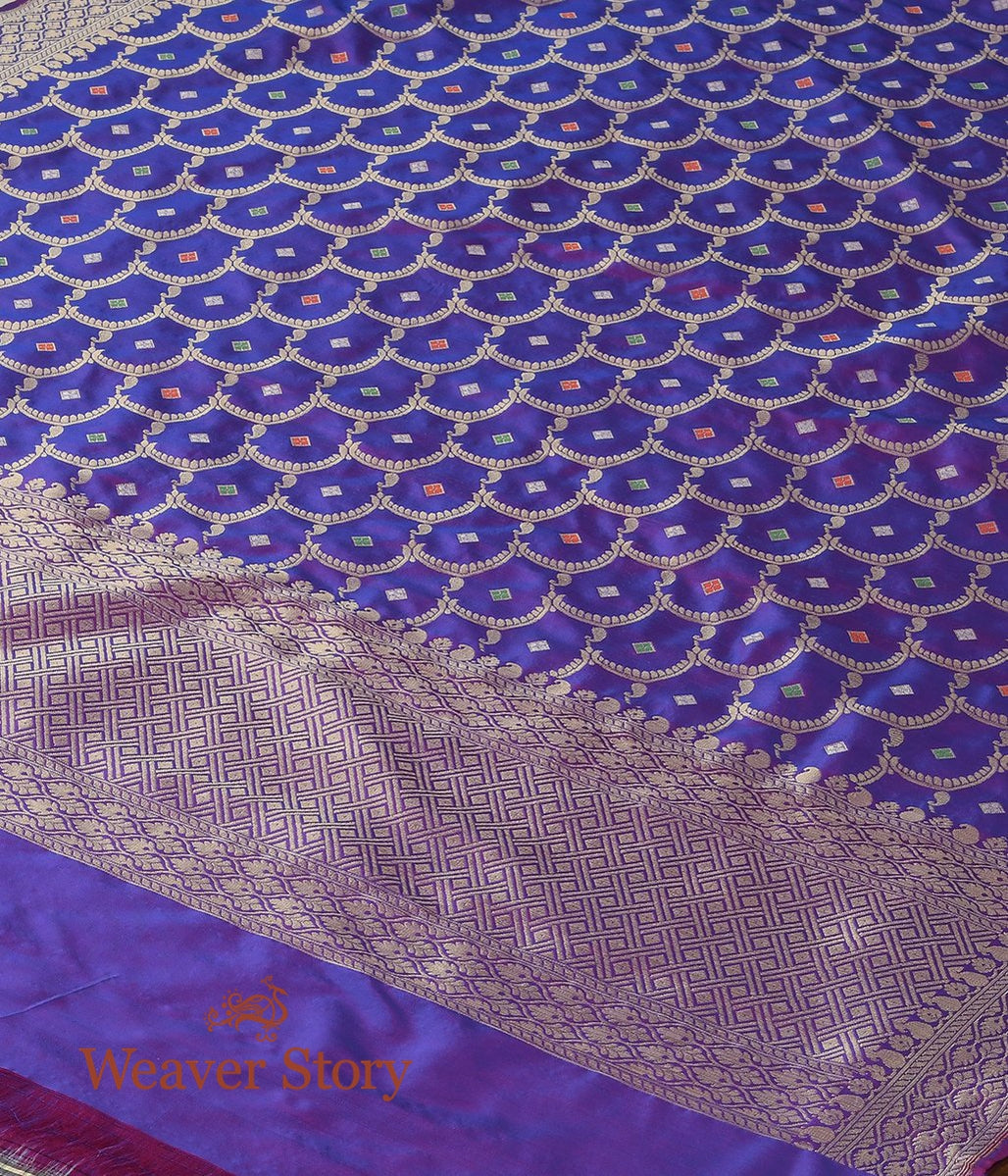 Handloom_Purple_Cutwork_Jangla_Dupatta_WeaverStory_03
