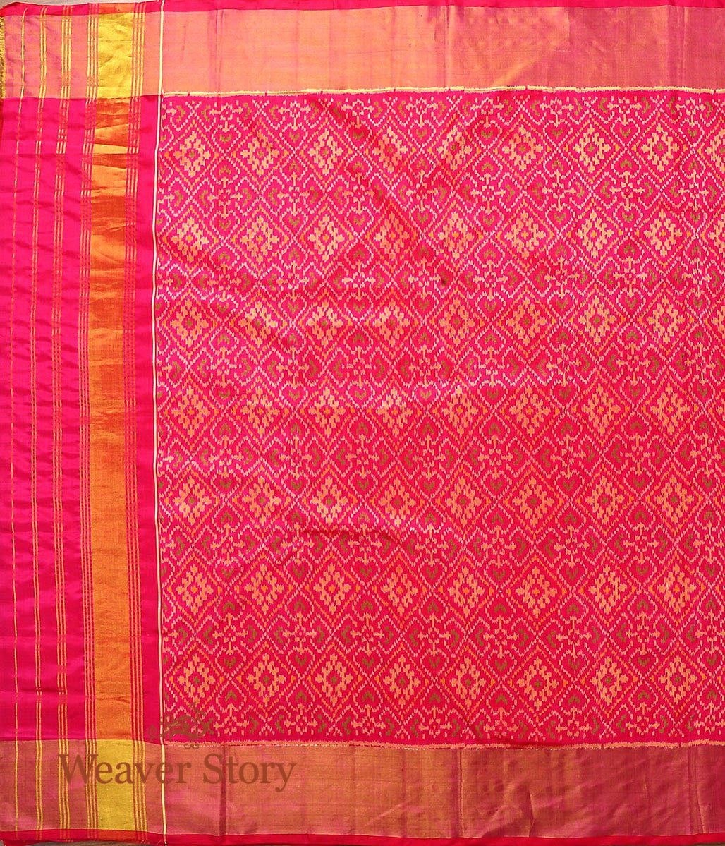 Handloom_Pink_Patola_Dupatta_WeaverStory_03