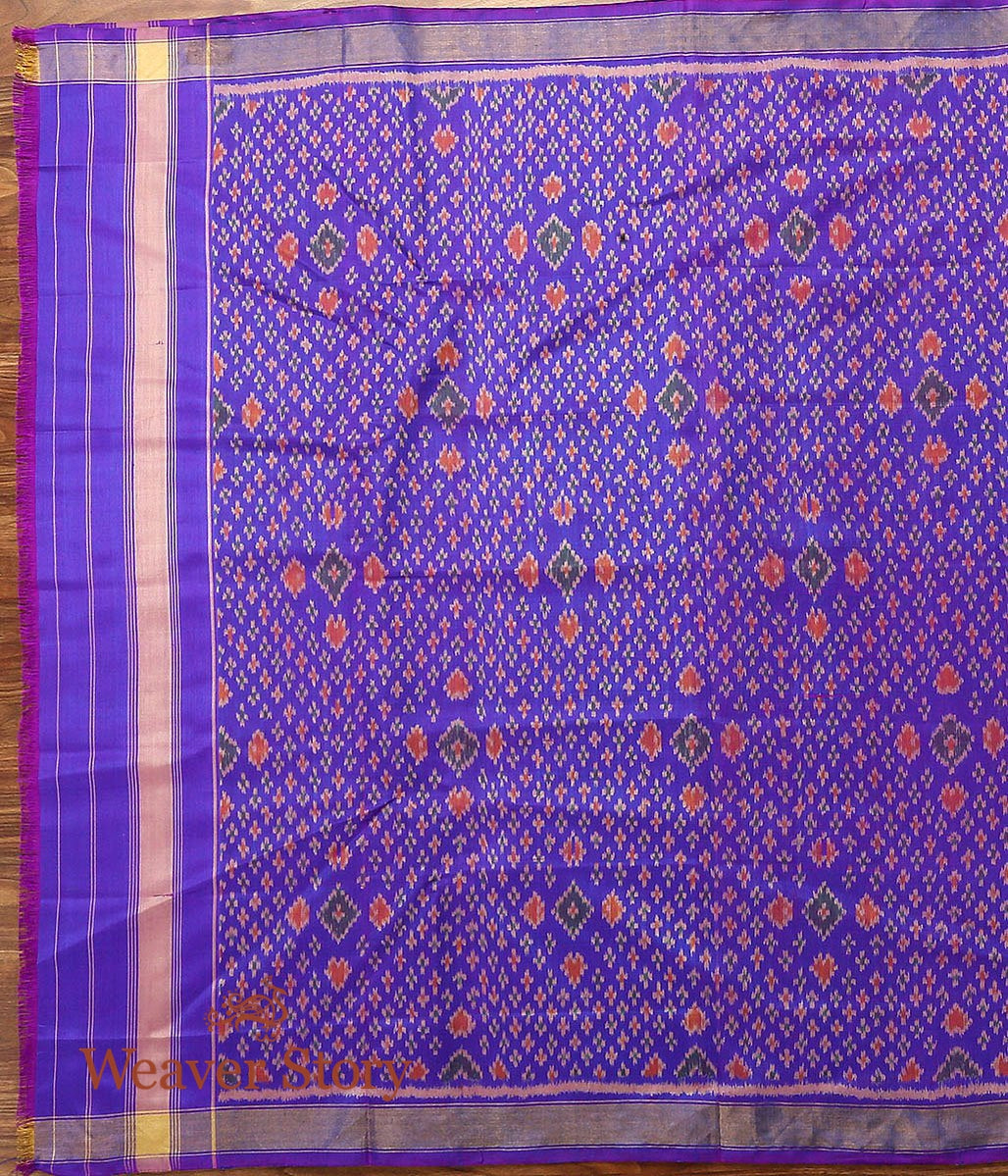 Handloom_Purple_Silk_Patola_Dupatta_WeaverStory_03