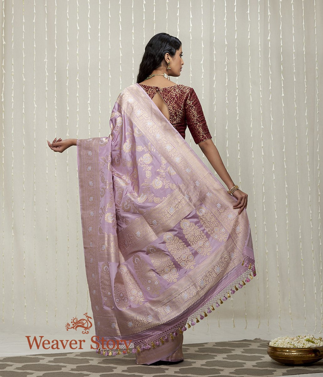 Handwoven_Lilac_Kadhwa_Banarasi_Jangla_Saree_WeaverStory_03