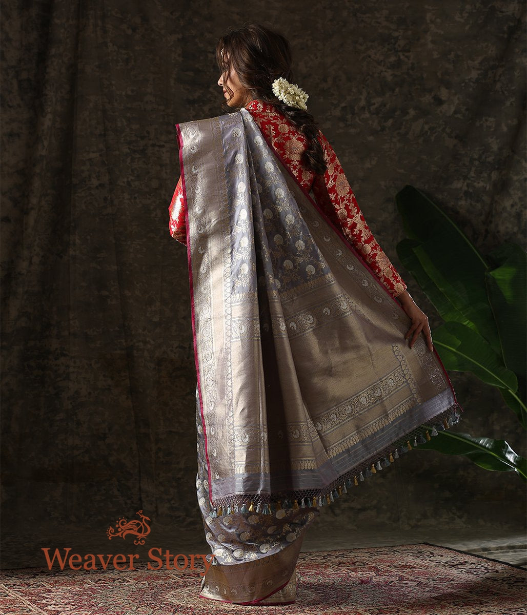 Handloom_Grey_Kadhwa_Banarasi_Saree_with_Sona_Rupa_Zari_WeaverStory_03