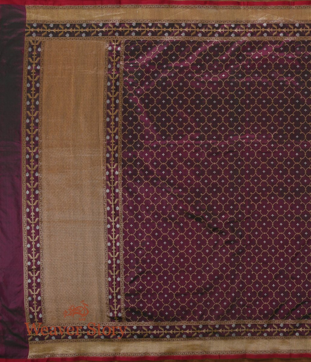 Handwoven_Pink_and_Green_Dual_Tone_Banarasi_Suit_Set_WeaverStory_03