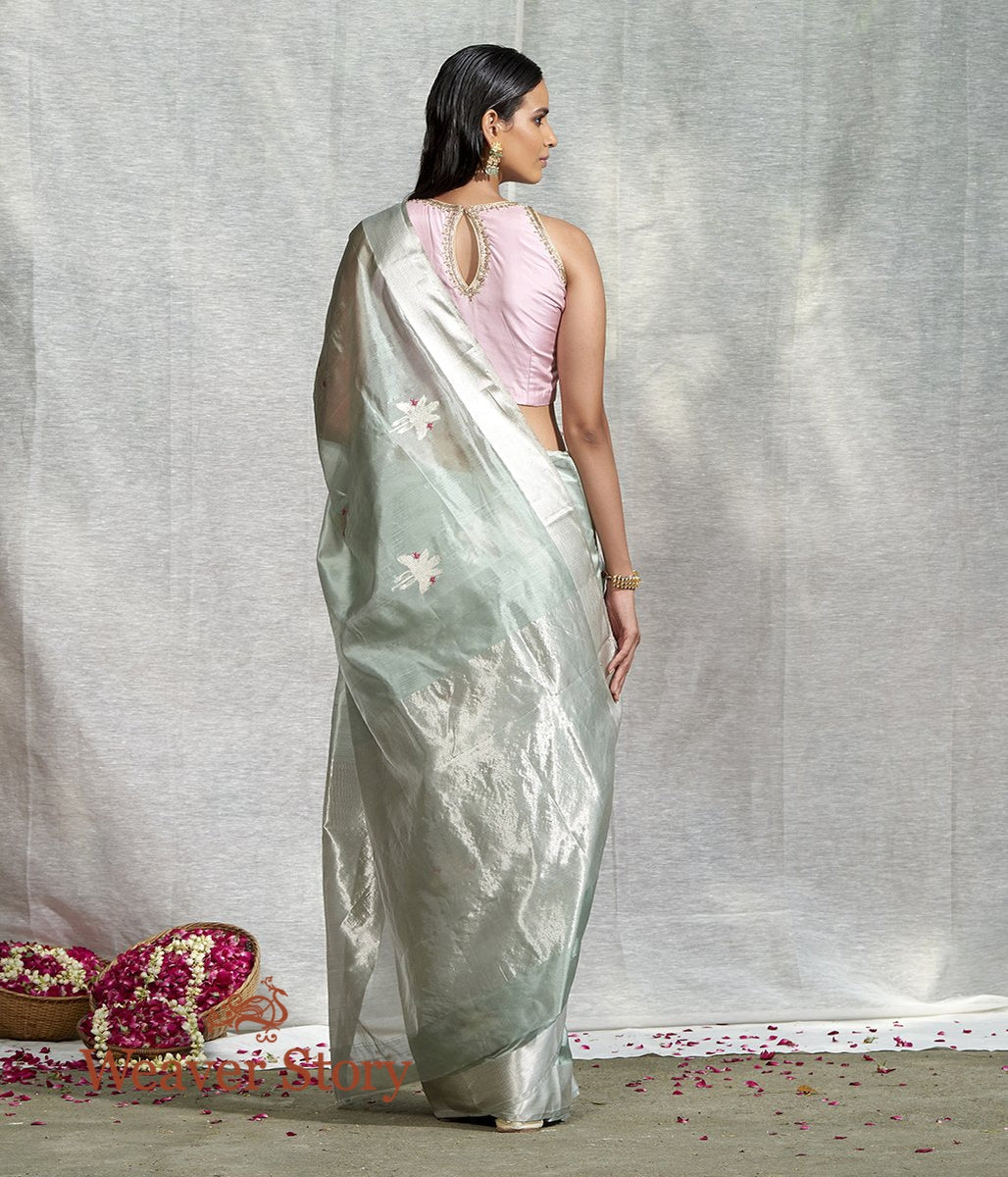 Handwoven_Powder_Blue_Silk_Chanderi_Saree_with_Birds_WeaverStory_03