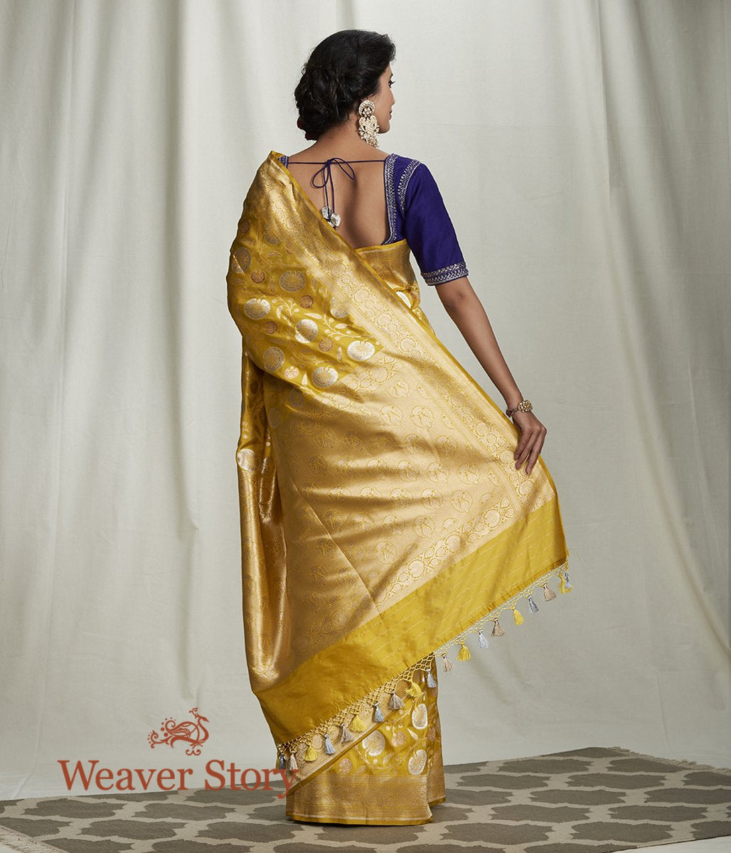 Handwoven_Mustard_Sona_Rupa_Cutwork_Jangla_Saree_WeaverStory_03