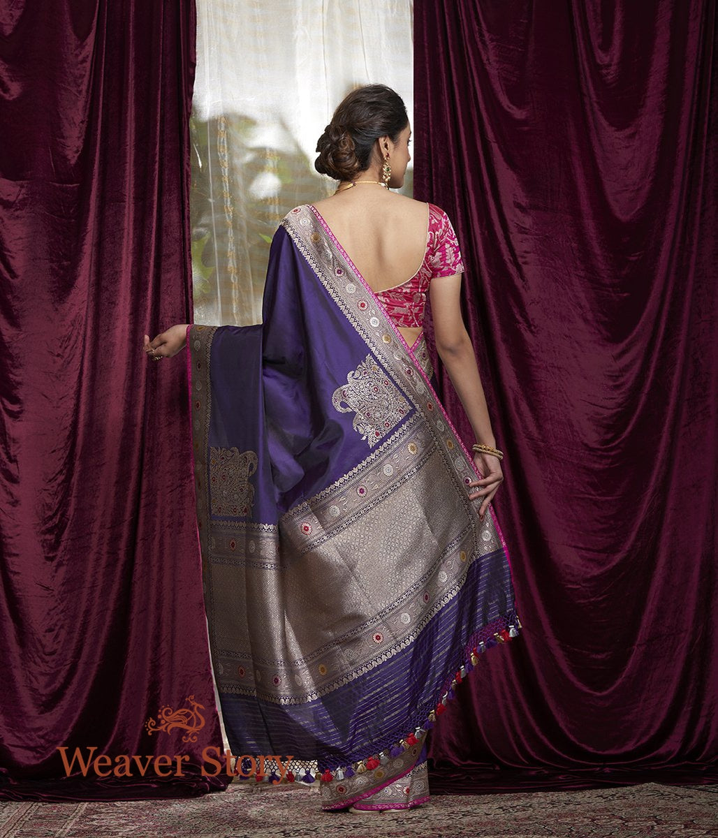 Handwoven_Purple_Katan_Silk_Saree_with_Konia_WeaverStory_03