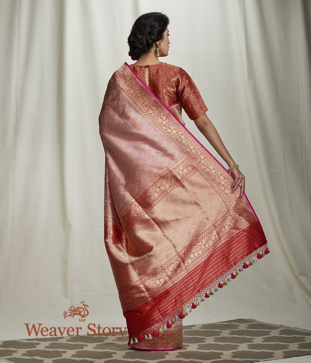Handwoven_Red_and_Gold_Zari_Kimkhab_Saree_with_Kadhwa_Border_WeaverStory_03